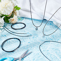 Braided Waxed Polyester Round Cords&nbsp;FIND-WH0136-59A-01