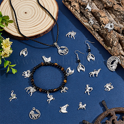112Pcs Tibetan Style Alloy Pendants&nbsp;FIND-PH0062-11