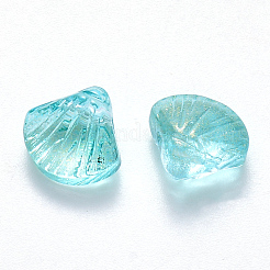 Transparent Spray Painted Glass Beads&nbsp;GLAA-T016-04A