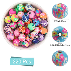 Handmade Polymer Clay Beads&nbsp;CLAY-PA0001-08B