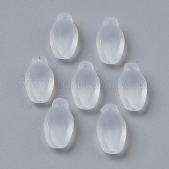 Transparent Spray Painted Glass Pendants&nbsp;GLAA-S190-016J-01