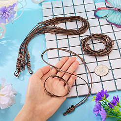 Adjustable Korean Waxed Polyester Cord Necklace & Bracelet Sets&nbsp;SJEW-TAC00006