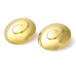 304 Stainless Steel Exaggerated Round Threaded Stud Earrings&nbsp;EJEW-U001-02G