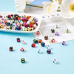 450Pcs 3 Style Opaque Acrylic Beads&nbsp;OACR-CW0001-02