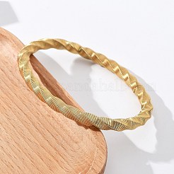 304 Stainless Steel Stretch Bangles for Women&nbsp;LS-BJEW-P315-02A-G