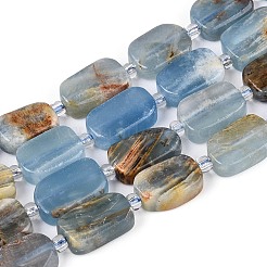 Natural Blue Calcite Beads Strands&nbsp;G-T138-26A-13