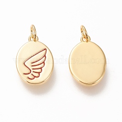 Real 18K Gold Plated Brass Charms&nbsp;KK-L006-032G
