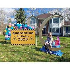 2020 Quarantine Birthday Decorations&nbsp;AJEW-GF0001-64A