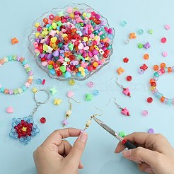 1500Pcs 6 Colors Opaque Acrylic Beads&nbsp;MACR-SZ0001-90B