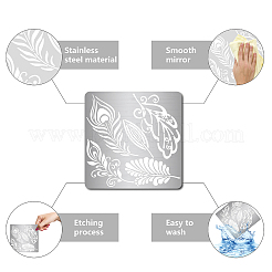 Stainless Steel Cutting Dies Stencils&nbsp;DIY-WH0238-030