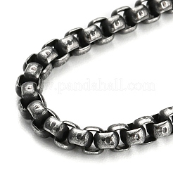 304 Stainless Steel Box Chain Necklace&nbsp;NJEW-D046-02B