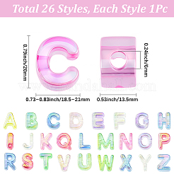 Acrylic European Beads&nbsp;OACR-SP0002-29B