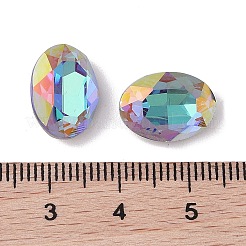 Glass Rhinestone Cabochons&nbsp;RGLA-L029-02B-BBLA