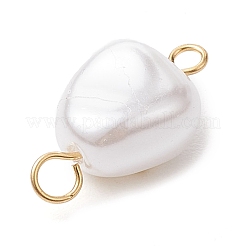 3Pcs 3 Styles Plastic Imitation Pearl Nuggets Connector Charms&nbsp;PALLOY-JF02720
