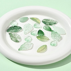 120Pcs 6 Styles Dyed & Heated Glass Pendants&nbsp;GLAA-FS0002-24