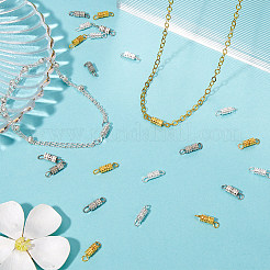 90Pcs 3 Colors Alloy Screw Clasps&nbsp;FIND-SC0012-06