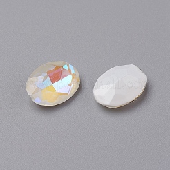 Glass Rhinestone Cabochons&nbsp;X-RGLA-I002-A03