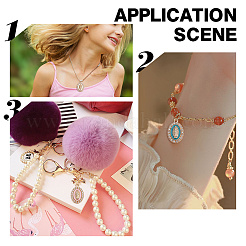 60Pcs 6 Colors Alloy Rhinestone Pendants&nbsp;RB-AR0003-13