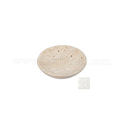 Flat Round Shape Marble Desktop Storage Tray&nbsp;AJEW-WH0348-408
