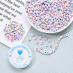 1000Pcs Opaque Acrylic Beads&nbsp;DIY-YW0002-10