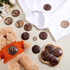 30Pcs Coconut Buttons&nbsp;COCB-ME0001-01