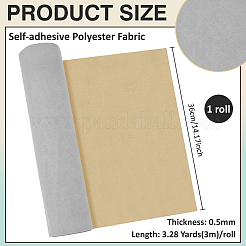 Self-adhesive Polyester Fabric&nbsp;DIY-WH0671-233C