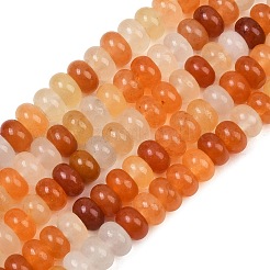 Natural Golden Silk Jade Beads Strands&nbsp;GG-CBAD029-B01-5x8mm