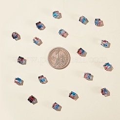 Two Tone Transparent Spray Painted Acrylic Bead&nbsp;X-ACRP-T005-26C