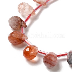 Natural Ferruginous Quartz Beads Strands&nbsp;G-H297-B13-01
