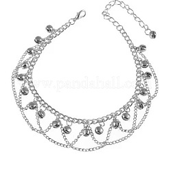 Bohemian Bell Alloy Tassel Anklets for Women&nbsp;FS-WG4DBF7-02
