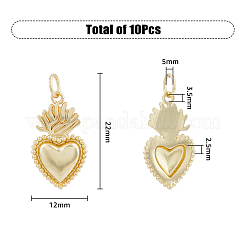 Brass Pendant&nbsp;KK-HY0001-52