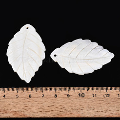 Natural Freshwater Shell Carved Big Pendants&nbsp;SHEL-T020-25