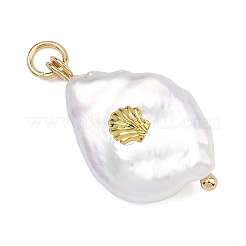 Baroque Natural Keshi Pearl Pendants&nbsp;PALLOY-JF05275