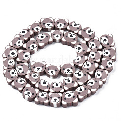 Handmade Polymer Clay Bead Strands&nbsp;CLAY-S096-004-01B