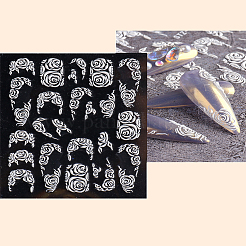 3Sheets 3 Styles Flower PVC Nail Sticker&nbsp;MRMJ-LP0002-01