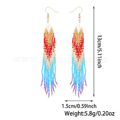 Handmade Glass Beaded Dangle Earrings&nbsp;VI8065