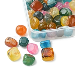 50Pcs Natural Striped Agate/Banded Agate Beads&nbsp;G-FS0005-67
