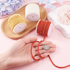 3 Rolls 3 Colors Round Polyester Cord&nbsp;OCOR-TA0003-88A