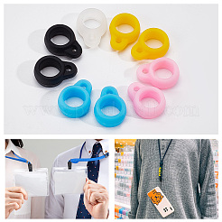 5 Strands 5 Colors Rubber Lanyard Straps&nbsp;AJEW-GF0006-02