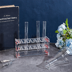 12-Hole 10ML Acrylic Display Stands&nbsp;ODIS-WH0043-61B