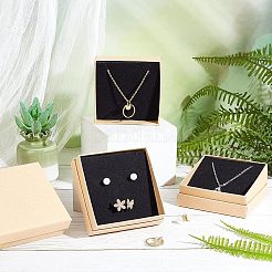 Kraft Paper Cardboard Jewelry Boxes&nbsp;CBOX-WH0001-D05