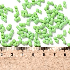 Rubberized Style Glass Seed Beads&nbsp;SEED-Z003-01B