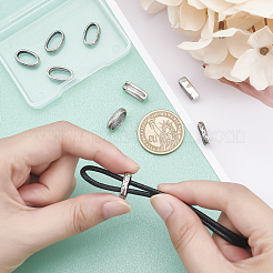 9Pcs 3 Styles 304 Stainless Steel Slide Charms&nbsp;STAS-UN0020-82