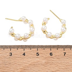 Brass Stud Earrings for Women&nbsp;EJEW-A168-21G