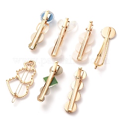 Imitation Pearl Iron Alligator Hair Clips Sets&nbsp;PHAR-P005-14