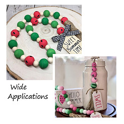 Natural Wooden Beads&nbsp;X1-WOOD-TAC0010-03B