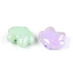 UV Plating Opaque Acrylic Beads&nbsp;OACR-T028-49