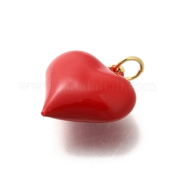 Rack Plating Brass with Enamel Pendants&nbsp;KK-M296-01G-04