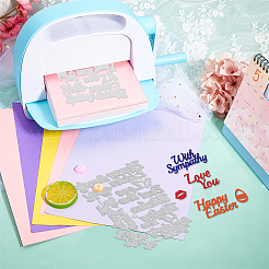 2Pcs 2 Styles Easter Theme Carbon Steel Cutting Dies Stencils&nbsp;DIY-WH0309-3456