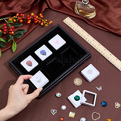 Acrylic and PU Leather Jewelry Trays&nbsp;CON-WH0089-136